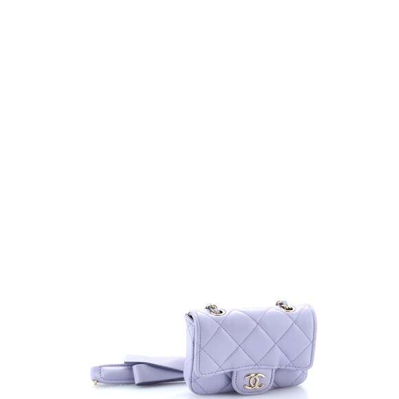 Bow Strap Classic Flap Clutch With #202091C19B - Picture 2 of 6